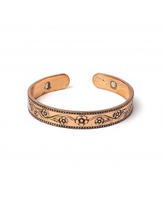 Bracelet copper floral...