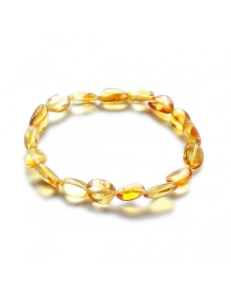 Braccialetto elastico Ambra Adulto - lemon