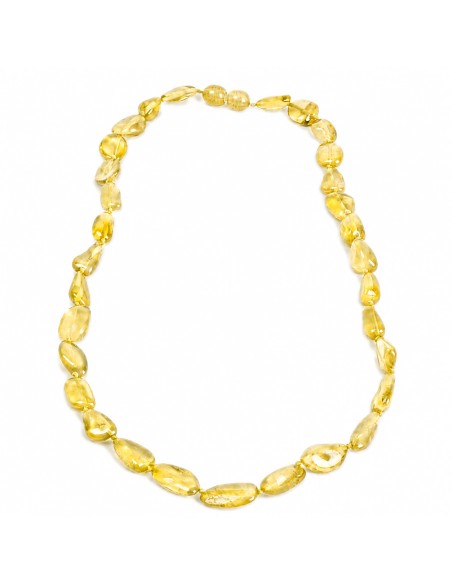 Collana Ambra Adulto - lemon