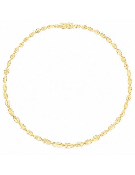 Collana Ambra Adulto - lemon