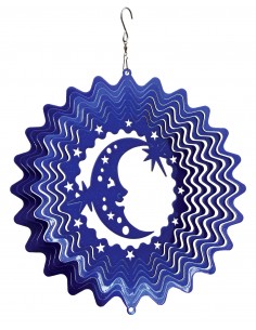 Luna Blu - Wind Spinner - piccolo