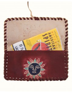 Porta tabacco in pelle - Sole