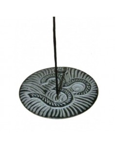 Brucia incensi bastoncini/coni Om pietra ollare