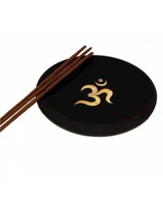 Incense burner white Ohm...