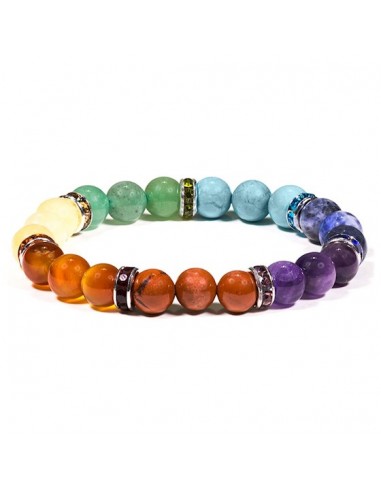 7 Chakra bracelet elastic - mod. 2