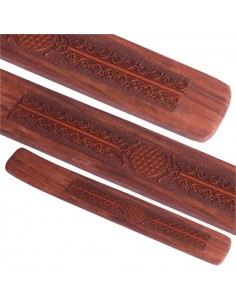 Brucia incensi in legno Fiore della Vita