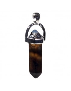 Pendant black agate