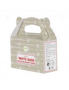 Salvia Bianca - Coni d'incenso Backflow Satya