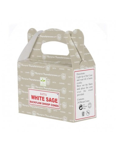 White Sage backflow incense cones