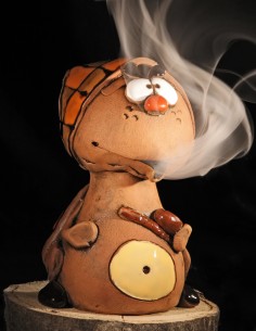 Coccinella - diffusore di incenso a cono