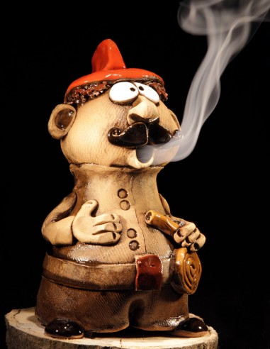 Fireman - incense burner