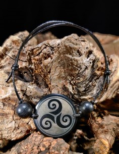 Triskell - Bracciale in Avorio Vegetale