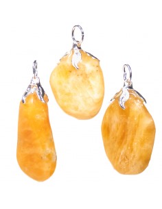 Gemstone pendant orange...