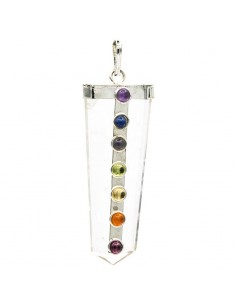 Chakra rock crystal Pendant