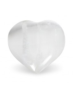 White selenite heart worry...