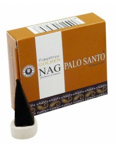Golden Nag Palo Santo - Coni d'incenso Vijayshree