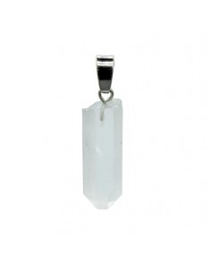 Pendant rock crystal facet cut