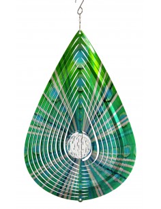 Teardrop Crystal Green -...