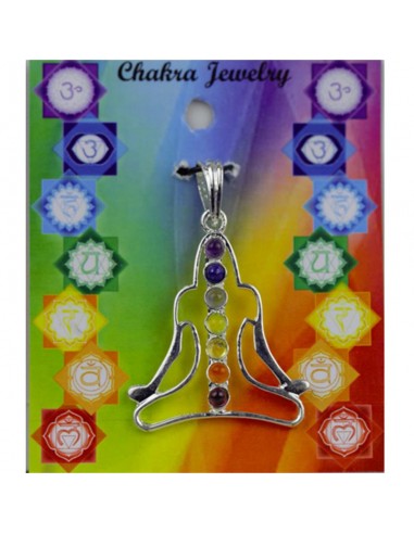 Meditation Chakra pendant silver-plated