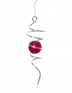 Spiral Tail Silver / Red