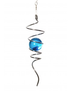 Spiral Tail Silver / Blue