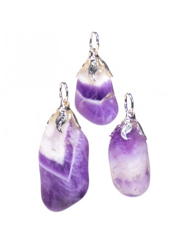 Gemstone pendant amethyst quartz