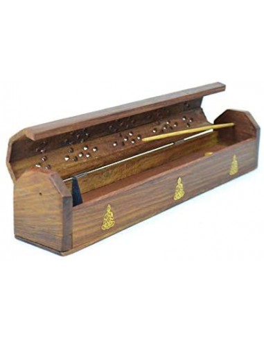 Incense sticks burner and storage box...