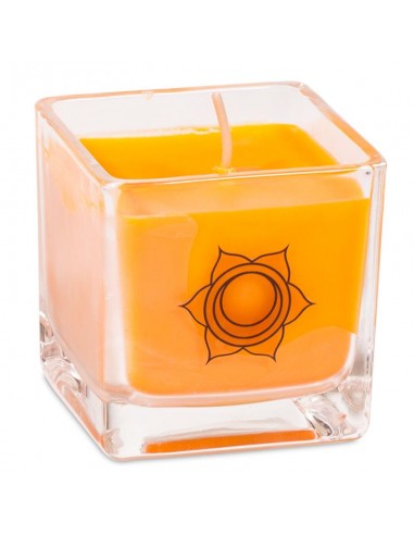 Rapeseed wax scented candle 2nd chakra