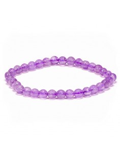 Bracelet amethyst facet cut