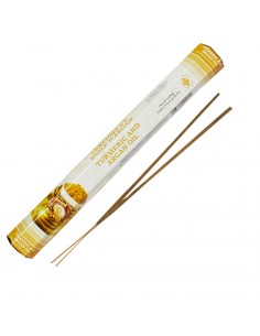 Curcuma e Olio di Argan - Bastoncini d'incenso Green Tree - scatola esagonale