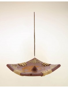 Incense burner Tao terracotta 2