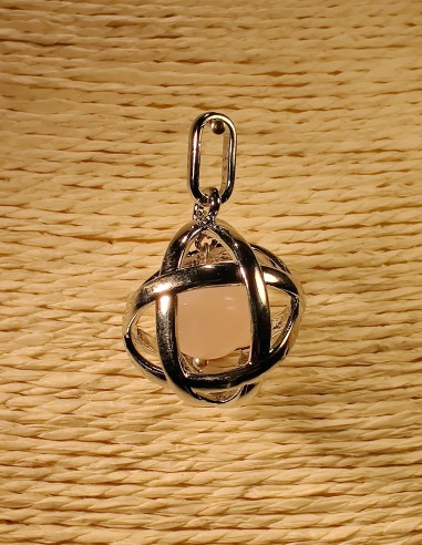 Pendant Genesa with an Rose Quartz...