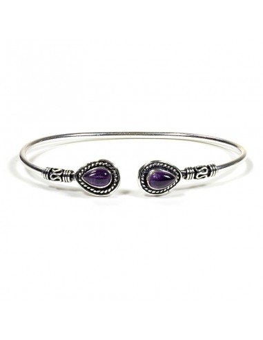 Bracelet with amethyst