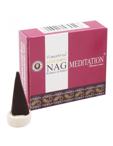 Golden Nag Meditation - Incense cones