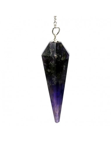 Pendulum Amethyst facet cut pointed tip