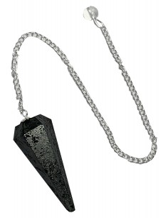 Pendolo in Ematite sfaccettato e appuntito