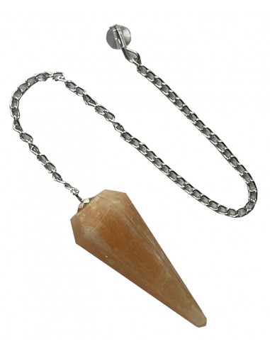 Pendulum Moonstone facet cut pointed tip