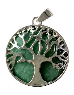 Pendant aventurine and tree...