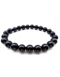 Bracelet Black obsidian