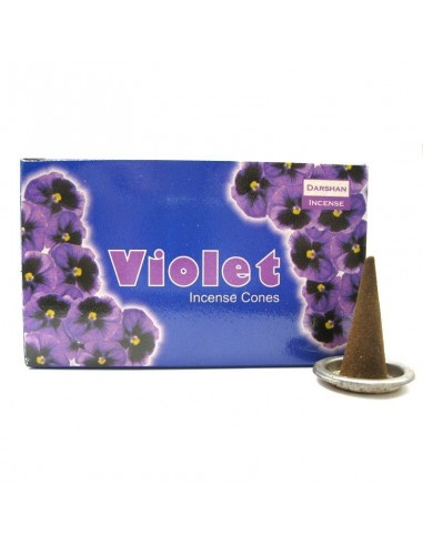 Violet - Incense Cones Darshan