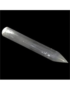 Massage wand selenite pointed 2