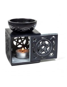 Oil burner Pentacle black... 2