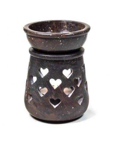 Oil burner Heart soapstone