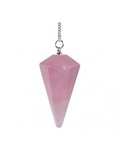 Pendulum Rose Quartz facet...