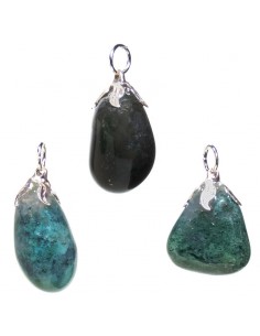 Gemstone pendant moss agate