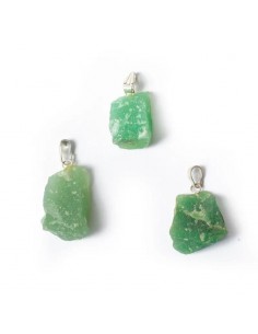 Ciondolo in Quarzo verde grezzo