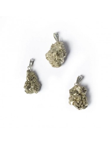 Pyrite rough gemstone pendant