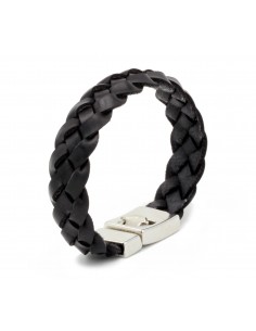 Leather bracelet - Braided...