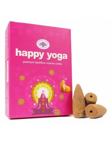 Happy Yoga - backflow incense cones