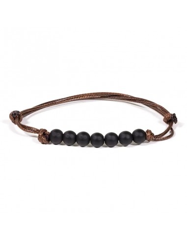 Bracciale In Ossidiana Nera – Perline Di Pietra Naturale Per Prosperità E Abbondanza – Gioiello Feng Shui Donna